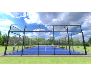 Pista de Pádel con Pilar de Vidrio Templado Reforzado Phuoc Thinh Safe Super Panoramic Paddle Tennis Center Venta al por Mayor - Product Image 1