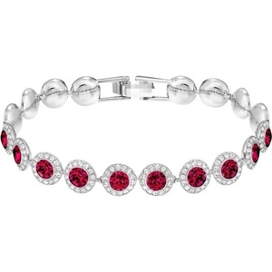 <span class=keywords><strong>Pulsera</strong></span> de tenis con diseño de ángel, correa de joyería con logo 123 - Product Image 1