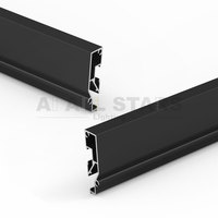 Profilé en aluminium pour plafond tendu en PVC, profilé en tissu pour plafond tendu, cadres de plafond tendu, rail mural LED, profilé en aluminium
