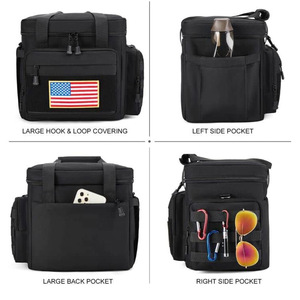 Insulated Soft Cooler Large Collapsible Portable Camping Travel Cooler Bags Black Tactical Cooler - Product Image 6