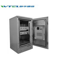 Armoire de station de base extérieure W-TEL pour la communication, meuble de télécommunication intégré pour centre de micro-données intelligent