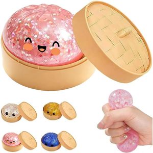 Dumpling Squishy Stress Relief Toy TPE <b>Squeeze</b> <b>Ball</b> Sensory Fidget For Anxiety Relief Kids Age 8 13 Years Unisex - Product Image 1