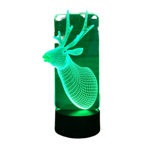 Luz creativa de regalo con degradado de 16 colores, lámpara de <span class=keywords><strong>noche</strong></span> Led para dormitorio, lámpara de escritorio Led, luz de <span class=keywords><strong>noche</strong></span> 3D - Product Image 1