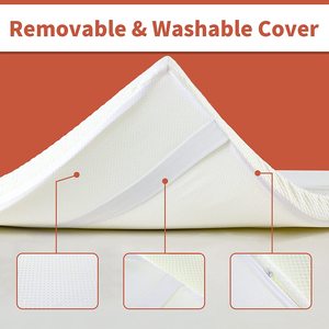 أربطة مرنة لا تنزلق رموش وسادة سرير تدليك طاولة رغوة الذاكرة مع غطاء قابل للإزالة - Product Image 5