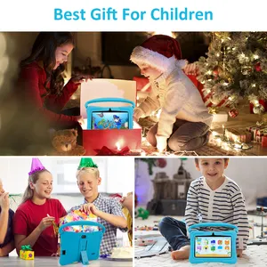 En iyi hediye 7 inç çocuklar Tablet 1GB 16GB çocuklar okul öncesi yüklü eğitim APP Android 10 Tablet Pc erkek kız için
