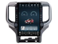 Autoradio multimédia 14,5 pouces avec écran Android et lecteur DVD pour Dodge Ram 2019-2021, modification ancien-nouveau, écran vertical
