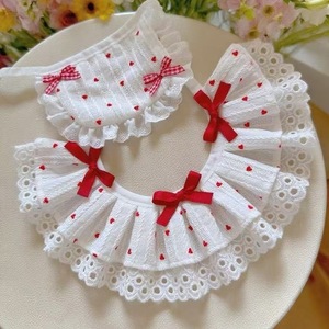 Babero para perro con adornos de fresa, lindo y dulce, babero para gatos, accesorio para mascotas para perros pequeños, Bichón Frisé, Teddy - Product Image 2