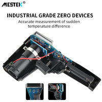 Laser Thermometers Meter Gun Digital LCD Industrial Outdoor Laser Pyrometer Hygrometer Degree Measurement Electronic Hygrometer