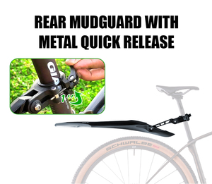 Guardabarros Delantero y Trasero de Liberación Rápida RBRL para Bicicletas de Montaña de 24, 26, <span class=keywords><strong>27.5</strong></span> y 29 Pulgadas, Guardabarros Universal para Bicicleta de Montaña - Product Image 5