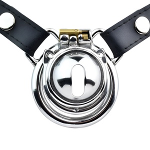 FRRK Wears - Juego de Cinturón de Castidad para Hombre con Candado, Jaula para Pene y Anillo de Castidad - Product Image 3