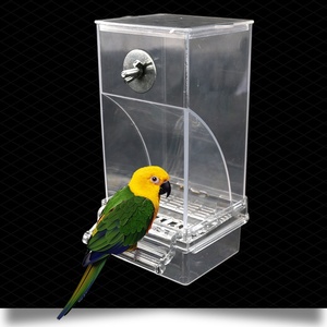 Mangeoires à oiseaux en PP imperméables en gros, bols en plastique solides, logo personnalisé, mangeoire pour animaux de compagnie - Product Image 3