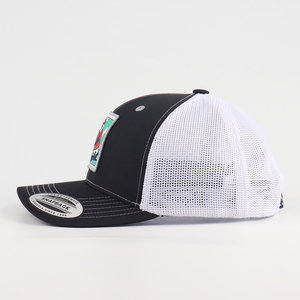 OEM Tùy Chỉnh Chất Lượng Cao Chim Cánh Cụt Dệt Vá 112 <span class=keywords><strong>Trucker</strong></span> <span class=keywords><strong>Hat</strong></span>,6 Bảng Điều Chỉnh Thấp Hồ Sơ Cong Thời Trang Có Cấu Trúc Lưới Mũ Bóng Chày - Product Image 3