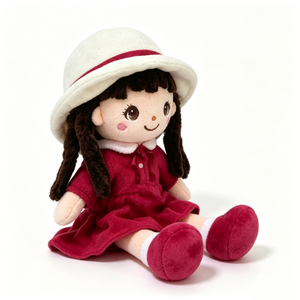 Customized Stuffed <b>Doll</b> Cute <b>Rag</b> <b>Doll</b> Plush <b>Toy</b> with PP Cotton Filling Halloween Dress-Up <b>Toy</b> for 0-24 Months - Product Image 1