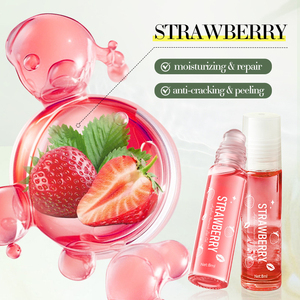 Productos de belleza para labios melocotón natural aguacate fresa naranja aceite de labios hidratante maquillaje nutritivo brillo de labios - Product Image 2