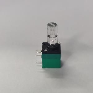 Eje transparente con sello de lámpara integrada, potenciómetros LED de 9mm, B10K, B5K, B100K, vertical - Product Image 4