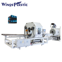 Macchina Estrusore per Tubi Corrugati a Doppia Parete in HDPE PP PVC / Linea di Estrusione Verticale