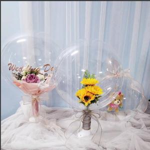 <span class=keywords><strong>Centre</strong></span> <span class=keywords><strong>de</strong></span> <span class=keywords><strong>table</strong></span> trompette décoratif <span class=keywords><strong>de</strong></span> mariage, ballons BOBO, Vases à fleurs en plastique Transparent <span class=keywords><strong>de</strong></span> haute qualité, décorations <span class=keywords><strong>de</strong></span> ballons - Product Image 3