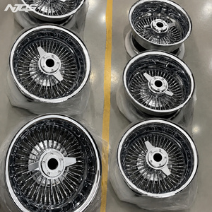 ล้อแม็กซ์โครเมียม NJQS 13x7 พร้อมยาง <span class=keywords><strong>Dayton</strong></span> White Wall ลายซี่ลวด - Product Image 5