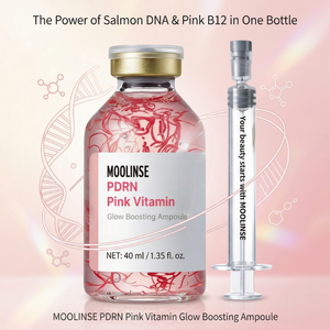 Sérum Éclat MOOLINSE au Collagène, Peptides de Cuivre, PDRN et <span class=keywords><strong>Vitamine</strong></span> B12, Acide Hyaluronique, Soin Visage pour Femmes 40ml OEM - Product Image 3