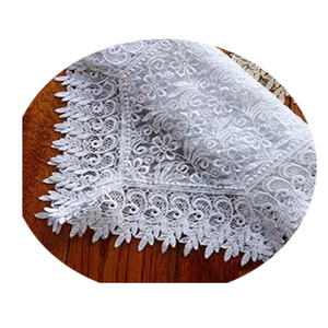 Camino <span class=keywords><strong>de</strong></span> <span class=keywords><strong>Mesa</strong></span> Bordado a Máquina con Jacquard, 100% Poliéster Satinado, con Bordado <span class=keywords><strong>de</strong></span> Rosetas, <span class=keywords><strong>para</strong></span> Uso en el Hogar y Hoteles - Product Image 6