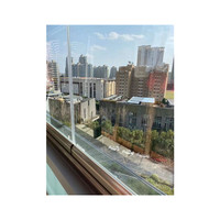 Système de glaçage mural pour terrasse, panneau en verre sans cadre, pour balcon