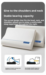 Deep Sleep Companion-Memory Foam <b>Pillow</b> with <b>Neck</b> Support & Height Options Customized Comfort for Zero Slumber - Product Image 5