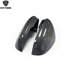 Dry Carbon Fiber Rearview <strong>Mirror</strong> Cover Auto Side Door <strong>Mirror</strong> Overlay for Jaguar XF XK XJ XE 2010+ Add-On <strong>Car</strong> <strong>Mirrors</strong> - Product Image 4