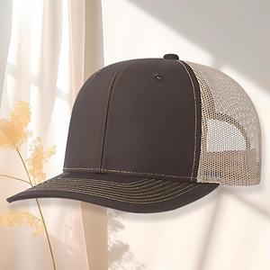 Breathable Mesh Snapback Trucker Hats Adjustable Baseball <b>Caps</b> for Men <b>Women</b> Cotton-Poly Twill Outdoor Promotion Gift - Product Image 1