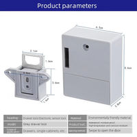 Bas prix en gros meubles Invisible tiroir serrure RF caché maison carte intérieur Rfid capteur intelligent clé serrure