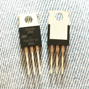 Bta416y transistor tiristor original, BTA416Y-800B a-220 novo, bidirecional scr 800v/16a