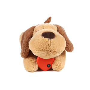 Directo de fábrica Alivio DE LA ANSIEDAD Perro de mascota Juguete de peluche Latido del corazón Calmante Cachorro Juguete Sueño Acompañar Animal en forma de perro de peluche Juguetes - Product Image 4