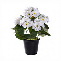 Huaien – Approvisionnement direct usine : Arrangements décoratifs en pot de fleurs artificielles en soie (roses, bonsaïs, fausses fleurs) en forme d'os pour la décoration intérieure