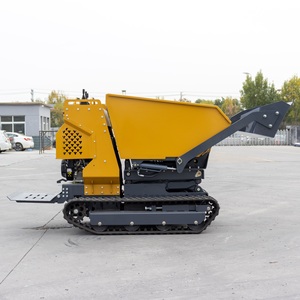 Produits les plus vendus : Mini-dumper chenillé hydraulique auto-chargeur, capacité de levage de 550 kg et grande capacité de 290 L - Product Image 1