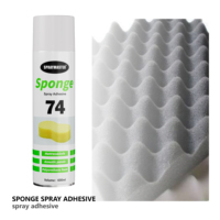 SPRAYMASTER Vente en gros Fabricant OEM Colle adhésive en spray 600ML pour mousse et éponge