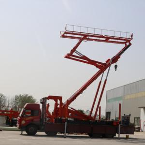 Plataforma Elevadora Hidráulica de Alta Resistencia con Bomba, 18.5m de Altura, para Máquina Portátil de Perfilado de Tejas - Product Image 1