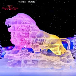 Indoor Theme Park Ice Sculpture Another Amusement Park Products For Sale