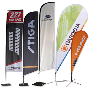 Bandera Publicitaria Exterior Personalizada en Forma de Lágrima, Bandera de Pluma, Bandera de Playa con Asta - Product Image 3