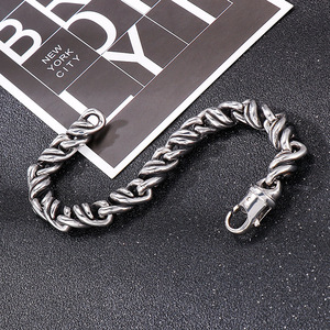 Vogue acier inoxydable hommes luxe argent 14mm largeur zircon cubique <span class=keywords><strong>montre</strong></span> chaîne bijoux glacé lien <span class=keywords><strong>Bracelet</strong></span> - Product Image 6