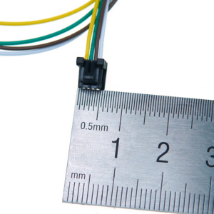 Harnais de câblage OEM sur mesure DF50 4 broches à extrémité unique, assemblage de câblage personnalisé DF50-2830SFA avec terminal plaqué or 28AWG - Product Image 2