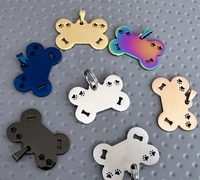 Etiquetas Inteligentes para Mascotas JinRuiXiang - Placas de Identificación Metálicas Conectadas a un Perfil Digital