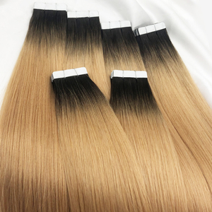 Dropshipping Vendor's Single Drawn Virgin Human Hair 100% Russian Hair Tape Ins Styles Ins Comprend Natural Wave et Italian Curl - Product Image 1