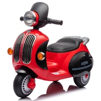 Voiture et moto électriques pour enfants, jouet à piles en plastique à 3 roues pour les enfants de 2 à 4 ans