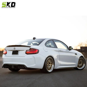 Pour BMW 2015 à 2021 F87 M2 M2C Kit de carrosserie en Fiber de carbone sèche de Style <span class=keywords><strong>K</strong></span> avec diffuseur de pare-chocs arrière léger - Product Image 6