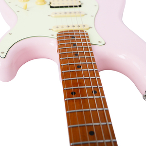 Kit de <span class=keywords><strong>guitare</strong></span> électrique ST, instrument de musique, usine chinoise, HSS avancé, <span class=keywords><strong>guitare</strong></span> électrique rose - Product Image 2