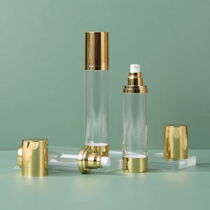 UV-beschichteter Airless-Pumpspender aus Kunststoff für Lotionen und Cremes, vergoldet und versilbert, Hautpflegeverpackung 15ml 30ml 50ml 80ml 100ml 120ml - Product Image 4