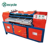 Machine de démontage de radiateurs AC professionnelle 2000 pour la séparation des radiateurs en métal, fournie pour le recyclage du cuivre et de l'aluminium