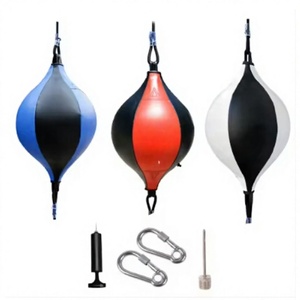 PROFIT SPORTS Sac de boxe double extrémité robuste en PU, capacité inférieure à 1 kg, pour entraînement de boxe - Product Image 1