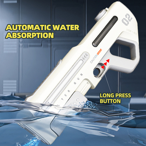 Pistolet à eau électrique en plastique, grande capacité, pour enfants, jeux de piscine estivaux - Product Image 2