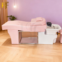 Lit de spa thaïlandais professionnel à température constante et circulation d'eau, pour shampoing, soins capillaires, nettoyage des oreilles, thérapie par vapeur et massage