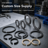 Joint d'étanchéité pour piston de compresseur en PTFE pour cylindre de compresseur d'air, faible friction, taille personnalisée OEM